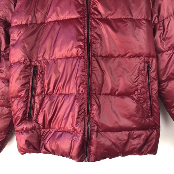 Point Zero red blue hood reversible outdoor activewear puffer jacket XL - Picture 4 of 8